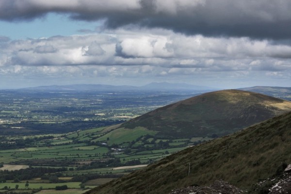 A picture of Clara & Millstreet Area taken from the Derrynasagairt mountains. It is wonderfully sharp and has lovely contrast.