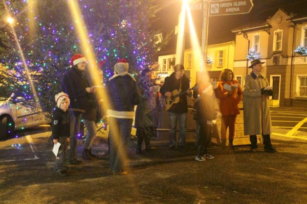 With Minister Laurence Graham conducting the wonderful Millstreet Methodist Church Carol Singers 