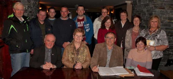 Meeting at the Wallis Arms on Wednesday, 1st May 2013 - members of Millstreet Community Council and Friends - continuing to make preparations for the wonderful 20th Anniversary of Eurovision event to be held at Green Glens on Saturday, 18th May.   Tickets 