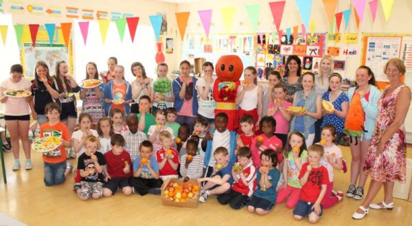 A wonderfully uplifting Health Promotion Day coordinated by Teacher, Ms Helen McAuliffe with the help of "Fruity Freddy" and the pupils of 5th and 6th Classes