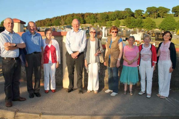 Blessed with excellent weather the recent celebration of Mass at St. Mary's Cemetery, Millstreet was very well attended.   Millstreet Pipe Band also attended.  People travelled from quite a distance for the Mass which was celebrated by Canon John Ftizgerald, P.P. and Fr. Seán Tucker.  (S.R.)