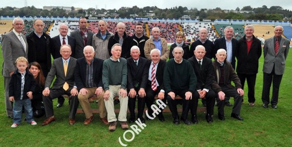 2013-10-08 The Cork 1973 All Ireland winning Football Team - awarded at the County Football Finals in Páirc Uí Caoimh - photo by Cork GAA