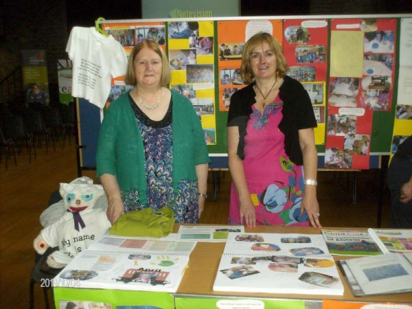 Rathcoole Playschool,one of the seven Playschools in Ireland who exhibited their Curriculum stories at the Conference..