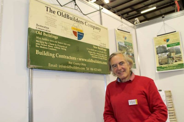 Mark Hutchinson of "OldBuilders Company" was one of the many prestigious Exhibitors who was very pleased with the public response to the annual SelfBuild Show at Green Glens.  There is a superbly dedicated team of people who help to make the remarkably smooth running of the Show a consistent feature of the very popular event.  Click on the images to enlarge.  (S.R.)