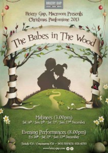 2013-12-05 Briery Gap - Babes in the Wood Pantomime - poster