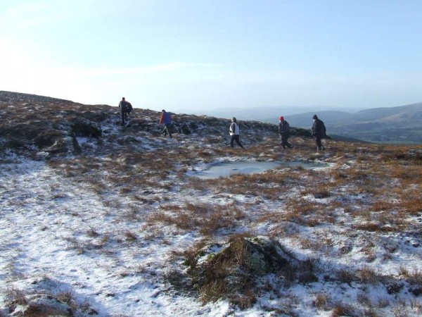 2013-12-25 Mushera Christmas Day Climb - walking across the snow and ice near the top 7749-800