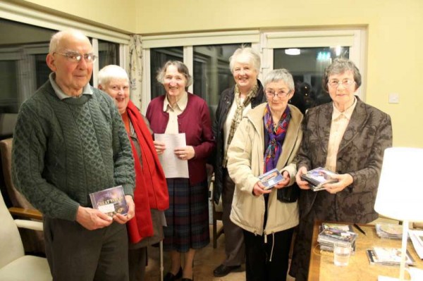 Margaret Moynihan (on extreme right) presented over twenty of her favourite musical selections at last Friday night's Millstreet Gramophone  Circle.   The large attendance (some of whom are included in our photograph) truly enjoyed Margaret's splendid selection.   Next presentation takes place on Friday, 21st February and will be presented by Con Kelleher, Cloghoulabeg.  Click on the images to enlarge.  (S.R.)