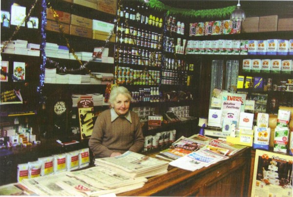 2014-02-10 Mary Cronin in her shop on Main Street