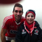 Local man Mark Ellis kindly took the time to pose for a photo with Mark Kelly Tullamore Co.Offaly.after the Cork versus Laois game in Portlaoise last nite.Mark is a proud Cork supporter and the grandson of Brendan an Margaret Bourke 