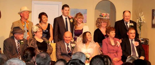 Banteer Drama Group presents a truly superb production of Sam Cree's "Wedding Fever" at Banteer's Glen Theatre.   Click on the images to enlarge.  S.R.)