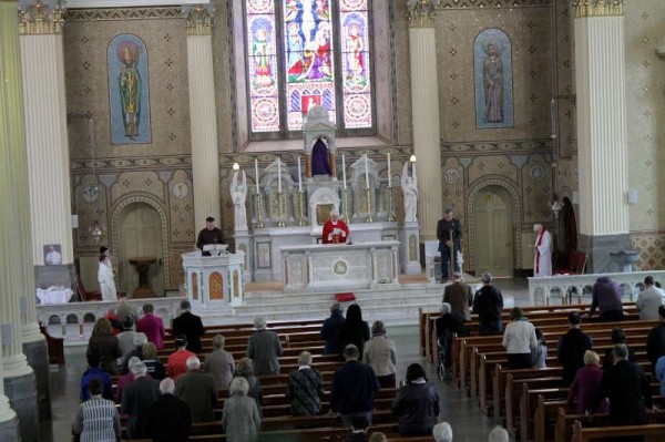 Good Friday Ceremony at St. Patrick's Church, Millstreet on 18th April at 3pm.  Lots of equestrian activity at Green Glens and preparations for Easter commemorations.   Click on the images to enlarge.  (S.R.)