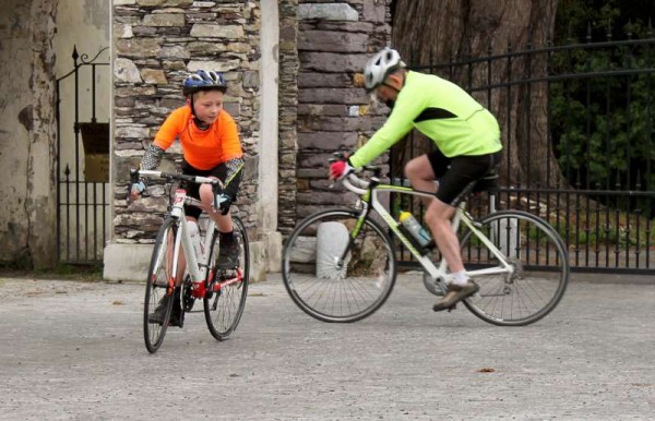 8Cyclists Josh and his father John 4th May 2014 -800