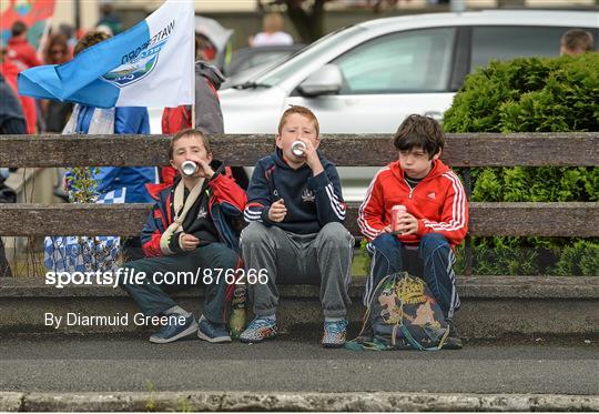 2014-06-08 Patrick Kelleher, Evan O'Sullivan, and Éanna O'Mahony before the Cork Waterford hurling championship game