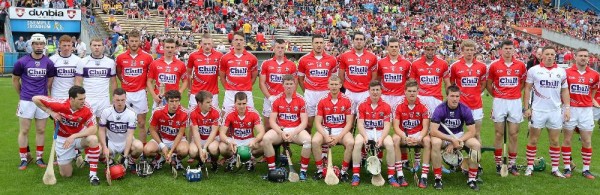 2014-06-15 The Cork team that played Clare in the Munster semi-final