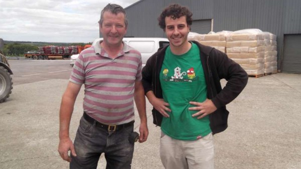 1Thomas from France arrives in Millstreet for EJC2014  -800