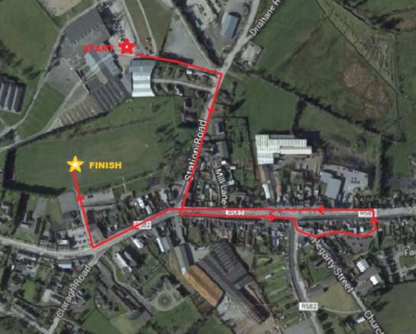 We thank Leire from the EJC2014 Organising Committee for this much appreciated Route Plan for Saturday's spectacular Parade which begins from Green Glens at 1.30 p.m..  Click on the map to enlarge.  (S.R.)