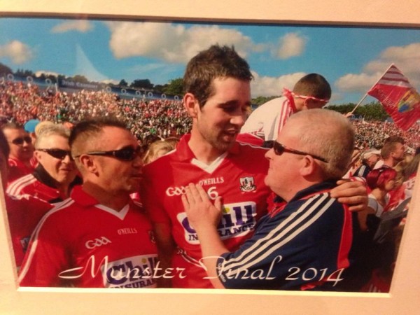 2014-07 After Cork's Munster Hurling Final win - Neily McSweeney, Mark Ellis and Connie Hickey