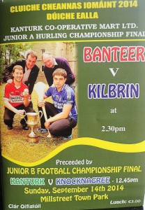 2014-09-14 Duhallow Junior Hurling Final Banteer v Kilbrin - cover of the match programme