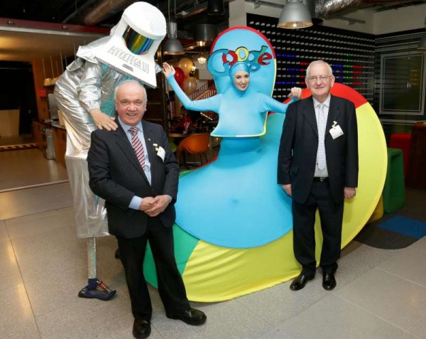 Seán & Paddy at Google HQ on Monday.