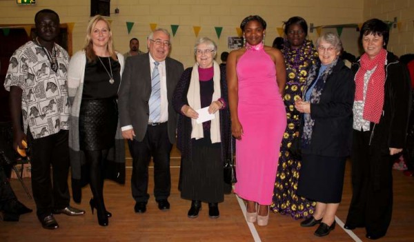 Among the Guest Speakers at Saturday's International Event in Millstreet GAA Community Hall were Melissa Mullane  and Joe Costello, T.D.(2nd and 3rd from left).   Click on the images to enlarge.  (S.R.)