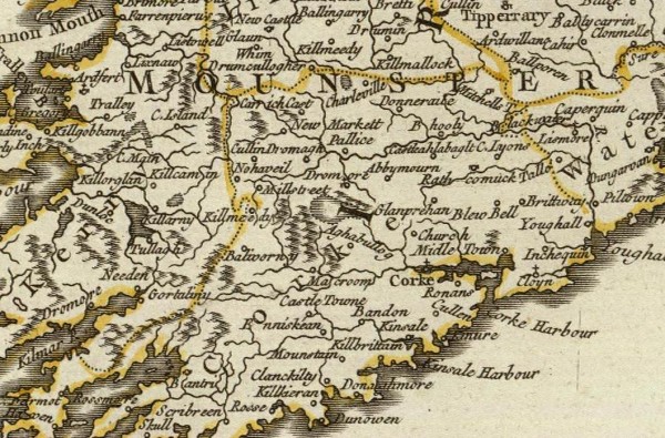1754 - Les Isles Britanniques qui comprennent les Royaumes d'Angleterre, d'Ecosse et d'Irlande; par le Sr. Robert Geographe Ordinaire du Roi - by Robert de Vaugondy, Gilles