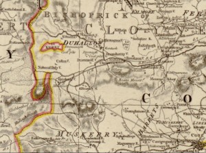 1797 Civil & Eccleastical Map by Beaufort