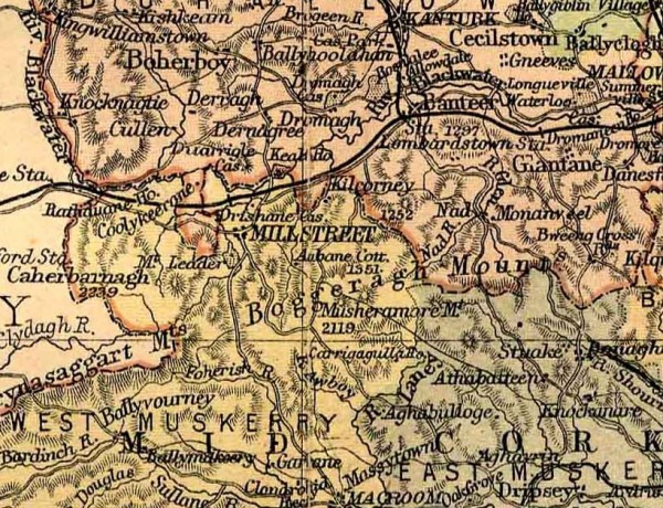 1896-1900 County Maps of Ireland by Robert Lloyd Praeger