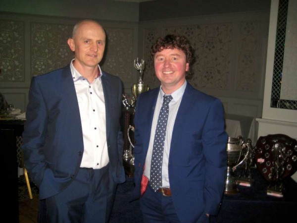 We thank Noreen Dineen of Clara Road for these these three very fine images of the O'Leary Family at Millstreet GAA Victory Social in Killarney on 24th Jan. 2015.  Above, from left: William and Thomas O'Leary.  Click  on the images to enlarge. (S.R.)