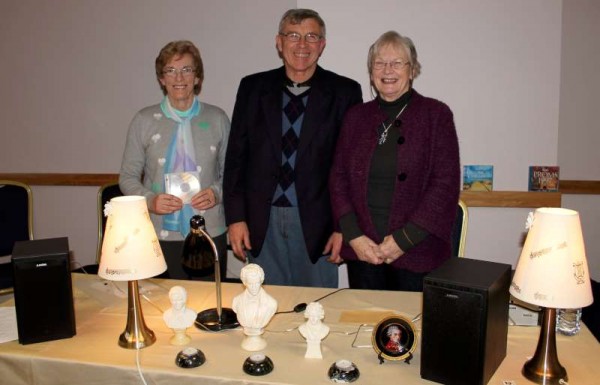 Pictured at The Music Room in the Pearse Memorial Hall, Boherbue on Thursday, 5th Feb. 2015 - from left: Anne McCarthy, Presenter supreme on the night with Coordinators Michael Drew and Maura Sheahan.  A very large attendance enjoyed a truly exquisite musical presentation by Anne.   Millstreet Gramophone Circle's next presentation is on Friday, 20th Feb at 8.15 in Millstreet Day Care Centre with Presenter Joe Kennelly of Ballincollig and Millstreet.  Click on the images to enlarge.  (S.R.)