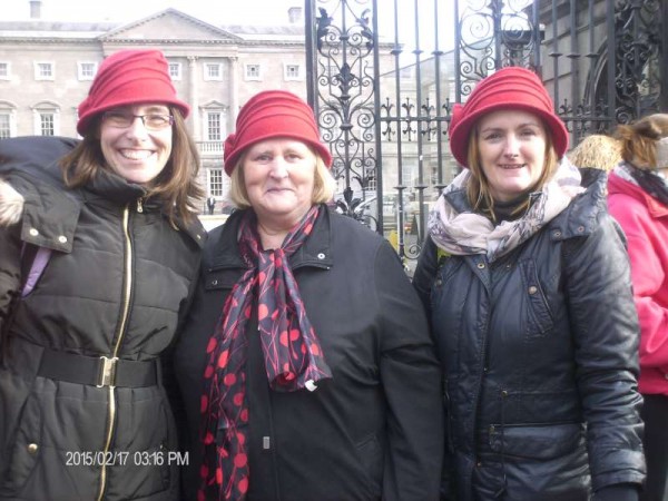 3Rathcoole Playschool Staff at Dublin Rally 17 Feb. 2015  -800