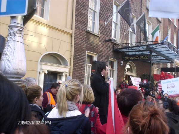 5Rathcoole Playschool Staff at Dublin Rally 17 Feb. 2015  -800