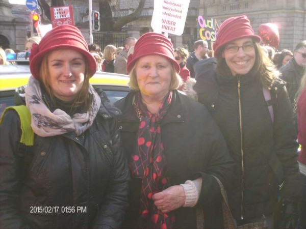 6Rathcoole Playschool Staff at Dublin Rally 17 Feb. 2015  -800