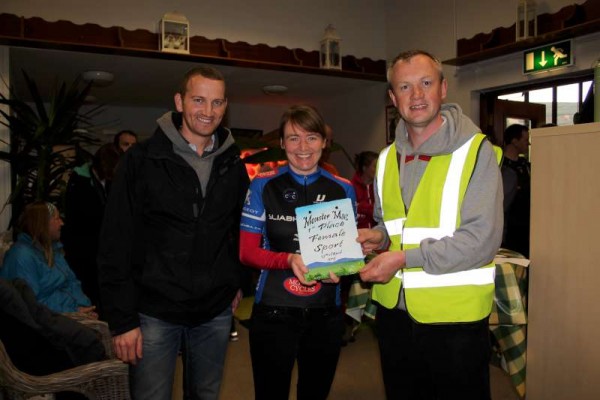 Presentation of Kate O'Keeffe's designed very impressive award to one of the wonderfully fit winners at Millstreet Country Park on Sat. 25th April 2015. Dedicated stewarding along the various cycle routes ensured safety and guidance. Click on the images to enlarge. (S.R.)