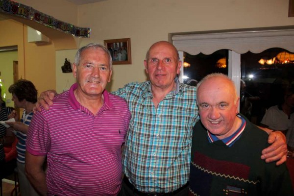 We three attended Coláiste Pádraig, Millstreet from 1963 and were in the same class.  From left - Joe O'Riordan (Rathcoole and Rathduane), Séamus (Jimmy) Breen of Gneeveguilla and Ennis whom I had not met since1966 and is in fact Jason's uncle - brother of Jason's mother!  