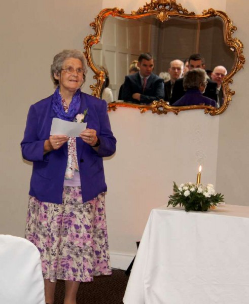 A wonderful celebration marking the Golden Jubilee of Sr. Mary Lucey as a Presentation Sister took place at Springfort Hall Hotel near Mallow on Sunday afternoon, 16th August 2015.   Among the attendance at the special Mass celebrated by Fr. Donal Lucey were members of Sr. Mary's own Family and Relatives as well as many of her Secondary School Class Friends.   Click on the images to enlarge.  (S.R.)