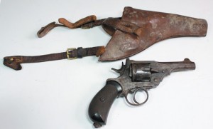 1914 Webley Revolver with holster made by PJ Murphy