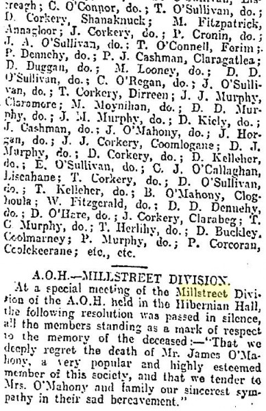 1916-04-24 Death of an old Millstreet Fenian 04