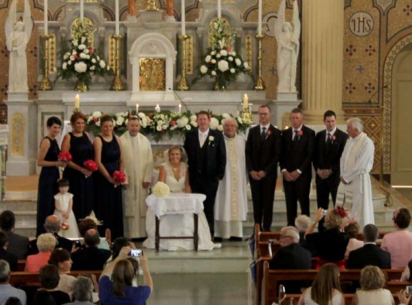 The wonderful Wedding of Denise O'Shea and Tom Casey took place at St. Patrick's Church, Millstreet on Saturday, 29th August 2015. We wish Tom & Denise every happiness in the years ahead. Click on the images to enlarge. (S.R.)