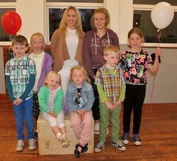 Denis Neenan is the Coordinator supreme of the new superbly renovated Gym. Pictured here with nieces and nephews. 