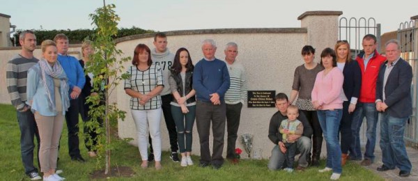 To mark the First Anniversary of the late Connie Hickey a special tree was planted by the Hickey Family in the presence of a large number of Friends.