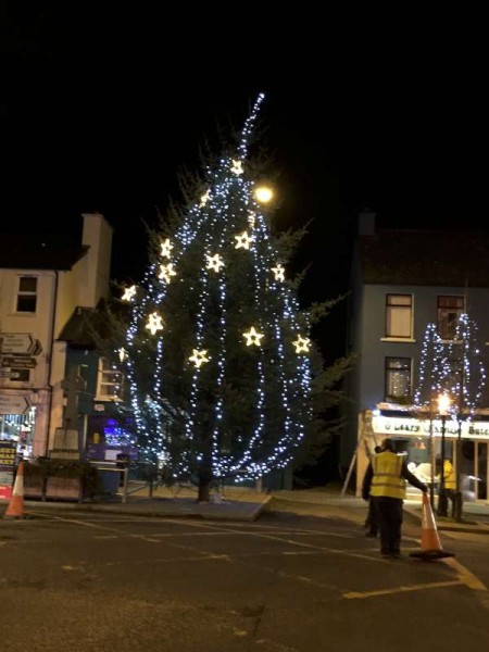 2015-12-01 Putting up the Christmas Lights 1647 - it was a bit windy