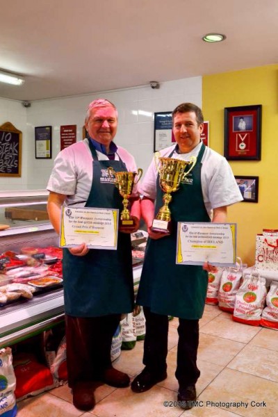 2015-12-9 Alencon European Sausage Prizes for Tony O'Brien Master Butcher 05-800