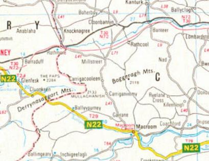 Discovery Map of Cork - Millstreet area