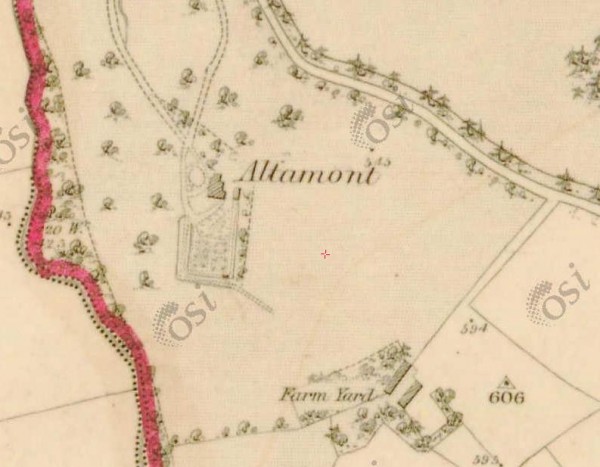 1840 Altamount House map