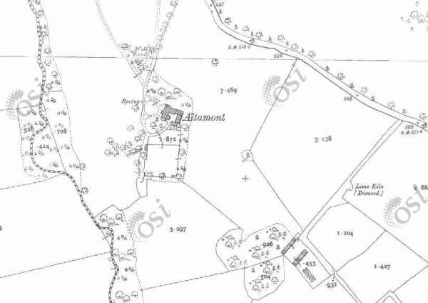 1900 Altamount House map