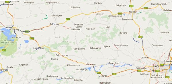 2016-05-06 New and Current Speed Camera Zones around Millstreet