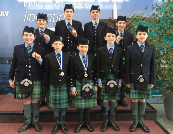 2016-05-31 Cullen Pipe Band memebers pictured recently after the Munster Solos Contest held in Newcastlewest