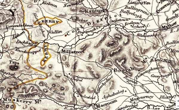 1838 SDUK map of Ireland - millstreet area