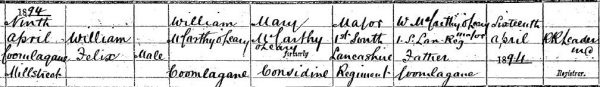 1894-04-09-birth-registration-of-william-felix-maccarthy-oleary