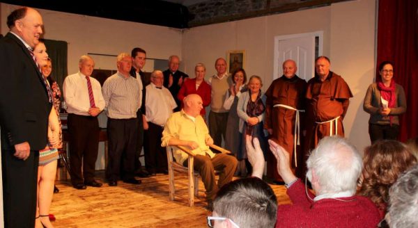 A capacity audience at the Glen Theatre, Banteer last night thoroughly enjoyed Banteer Drama Group's production of John B. Keane's "The Chastitute".  There is a further performance at 8;30 tonight (Monday, 31st Oct. 2016).  Here we share a selection of images from the splendid occasion.  Click on the images to enlarge.  (S.R.)